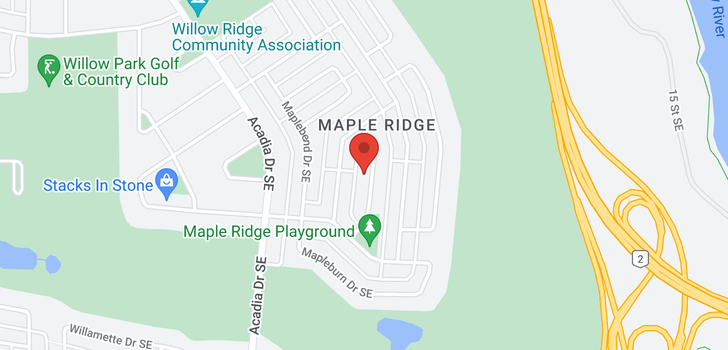 map of 10727 Maplecrest Road SE